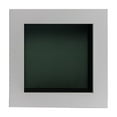 thumbnail image 2 of 6x6 Shadow Box Frame In White With A 1 3/4" Usable Depth Includes Hunter Green Acid-Free Backing,, 2 of 6