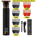 thumbnail image 1 of Cortadora de pelo eléctrica USB todo en uno, maquinilla de afeitar con cabeza de luz dorada, recargable, con aceite, para tallar el cabello, 2023, 1 of 4