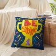 thumbnail image 4 of LALILO Throw Pillow Covers Motivation And Dream Lettering Strong Cushion Cover 18" x 18", 2 Pack, 4 of 6
