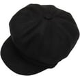 thumbnail image 2 of CoCopeaunts Newsboy Hats for Women Solid Plain Octagonal Newsboy Cap Men Ladies Casual Hat Winter Beret Women Painter Cap, 2 of 7