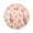 Pink Christmas Elements, variant on 15.4" Round Placemat Set of 1 Polyester Fabric Place Mats Non-Slip Dining Kitchen Table Mats for Kitchen Party Decor Pastel Christmas-themed