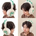 thumbnail image 2 of Travel Friendly Ear Muffs Unisex Plush Earmuffs Fashion Cold Weather Earmuff for Winter Comfortable, 2 of 8
