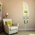 thumbnail image 6 of Balems 3D Mirror Wall Murals DIY Removable Art Decals Mural Acrylic Feather Shape Wall Stickers Living Room Office Decor, 6 of 6
