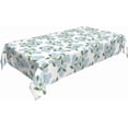 thumbnail image 2 of Blue Green Floral Rectangle Tablecloth 60x84 Inch Hydrangea Flower Table Cloth Spring Summer Holiday Table Covers Polyester Indoor Outdoor Farmhouse Tablecloths for Kitchen Dining Party Picnic, 2 of 6