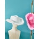 thumbnail image 5 of Sunloudy Sombrero de vaquera rosa con boa de plumas ? Sombrero de vaquero de tamaño adulto con plumas para despedida de soltera, fiesta de disfraces, juego para mujeres Sunloudy  Annecy, 5 of 9