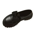 thumbnail image 2 of Tawop Women's Shoes Womens Dress Shoes Work Shoes Flats Round Toe Casual Loafers Black 5.5, 2 of 5