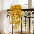 thumbnail image 5 of Artificial Maple Branch Fall Decor Faux Autumn Leaves Stem Realistic Tree Branch Home Event Decoration, Thanksgiving Wedding Living Room Office Entryway Table Vase Centerpiece Display, 5 of 6