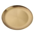 thumbnail image 4 of Paquete de 2 s de acero inoxidable, s de cena de metal de 9.0 in para niños pequeños, para picnic / camping al aire libre, saludable y Macarena Plato llano de acero inoxidable, 4 of 8