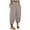 Beige, variant on Pants for Women Pants for Women Casual Summer Elastic High Waist Linen Pant Pockets Trouser Pants for Women Casual Summer