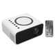 thumbnail image 5 of Miniproyector portátil Full HD 1080P LED Proyector de cine en casa Proyector de películas para iOS para Android Laptop Blanco Enchufe de EE. UU., 5 of 15