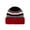 #0498-Red, variant on AUNVITO Warm Stretchy Color Block Knit Hat For Men And Women Winter Outdoor Unisex Comfortable Beanie