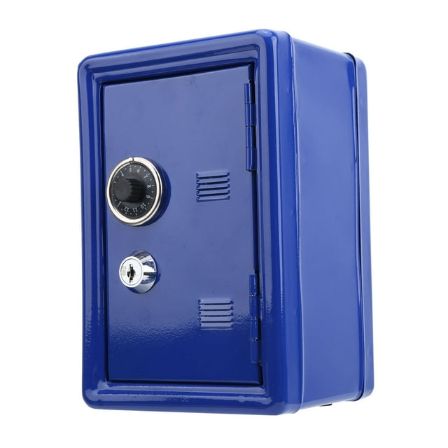 HUCHA Para Niños y Niñas, Hucha de 7 Pulgadas con contraseña y 2 Llaves, Juguetes seguros de metal para niños y niñas, caja fuerte para documentos de dinero y objetas de valor