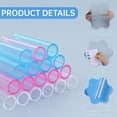 thumbnail image 3 of 18 Pcs Pencil Tip Protector Cover, Plastic Caps,Colorful Toppers for Wooden Pencils Extender Holder, 3 of 8