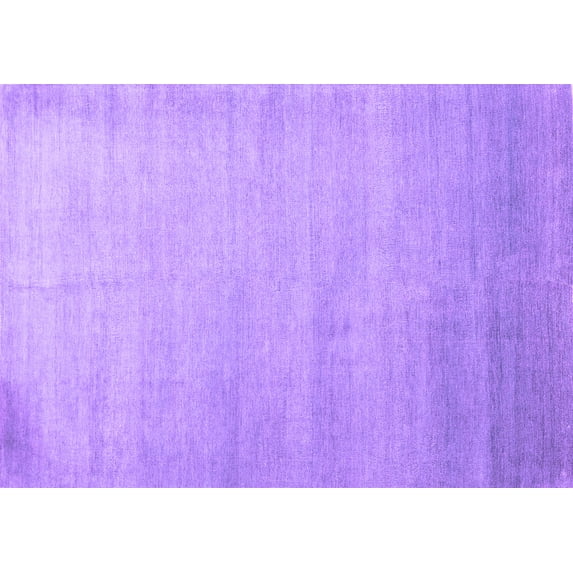 Ahgly Company Indoor Rectangle Abstract Purple Contemporary Area Rugs, 2' x 3'