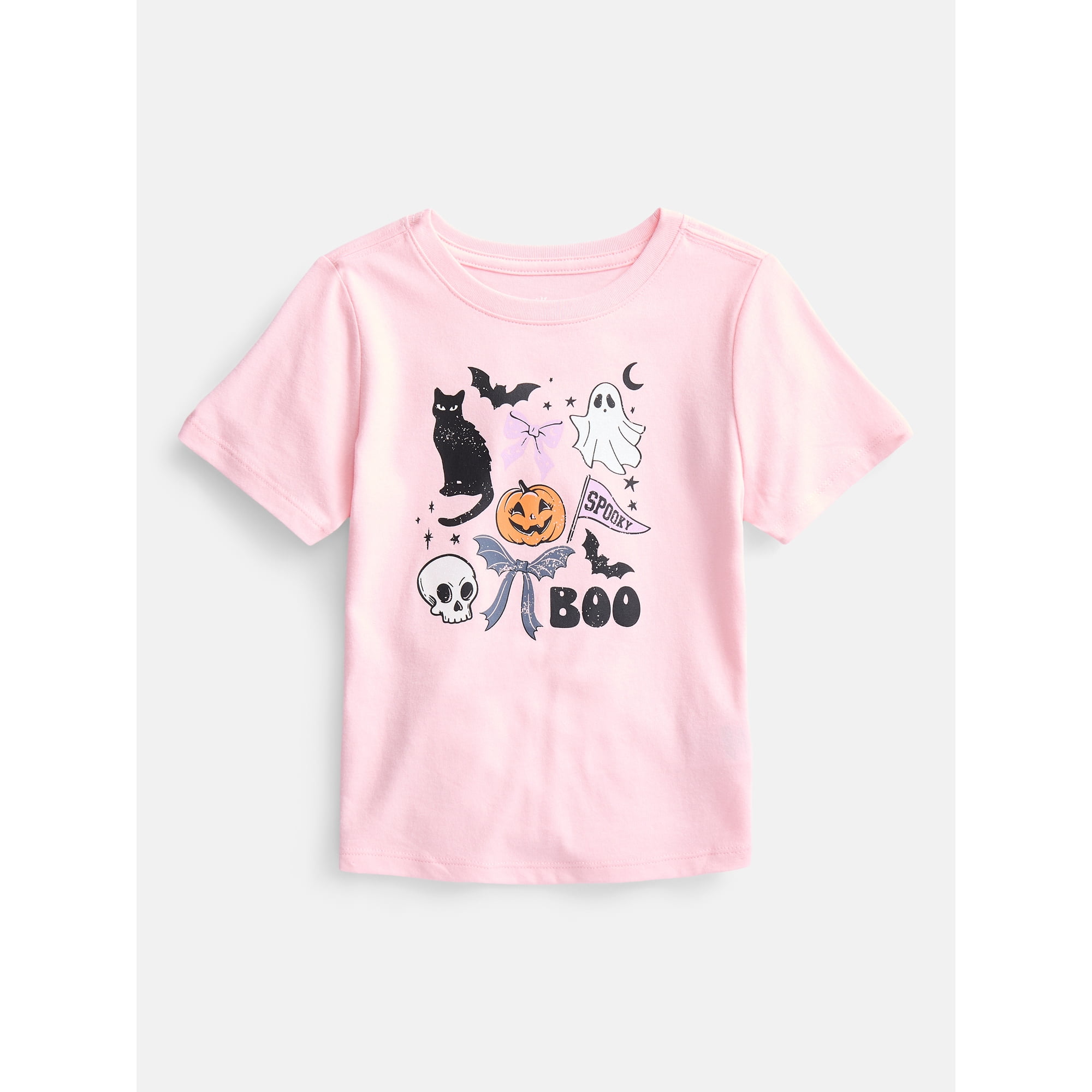 Halloween Toddler Girls Graphic Tee with Short Sleeves from Way to Celebrate, Sizes 12M-5T