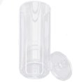 thumbnail image 3 of Soporte de bola de algodón de plástico transparente Soporte de Q-tips Almohadillas de cepillo de maquillaje Organizador de hisopos Contenedor de cosméticos GeweYeeli JJ23227-00, 3 of 5