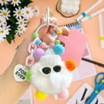 thumbnail image 5 of Uuiauoio Soft Plush Toy Keychain with Stuffed Animal Design, Embroidery Eyes for Bags and Backpacks, Cute Miniature Key Ring for Daily Use and Gift Giving, Durable Plush Keychain for Adults, 5 of 7