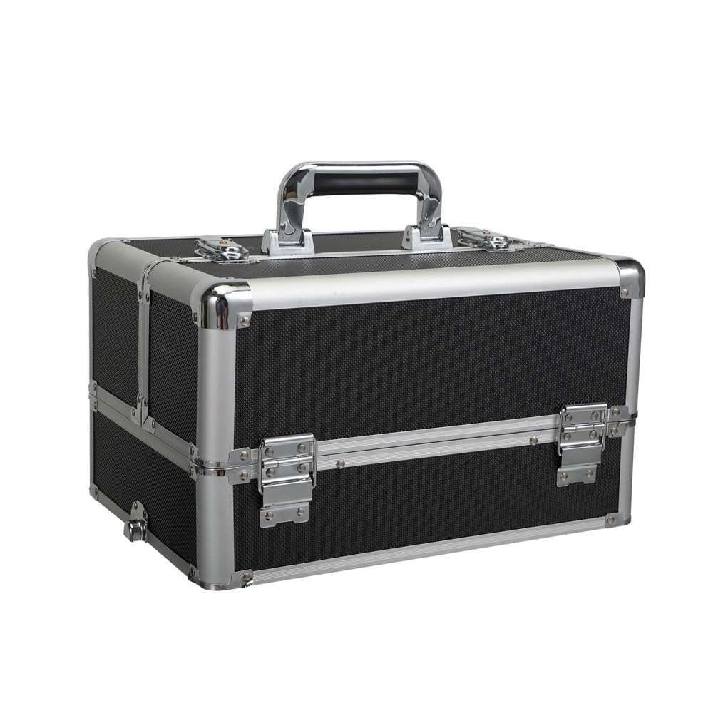 Buy Sesslife Cosmetic Case on Wheels, Aluminum Pro Rolling Makeup Case ...