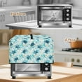 thumbnail image 5 of FOR U DESIGNS Turtle Coral Print Microwave Oven Dust Cover Portable Microwave Oven Folding Covers Wear-Resistan Lid for Air Fryer Toaster Oven (18.25" W x 14.5" D x 11" H)-S, 5 of 8