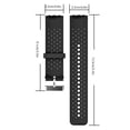 thumbnail image 2 of Sports Watch Spare Band Adjustable Silicone Strap Watchband Replacement for Polar Vantage M, 2 of 9