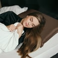 thumbnail image 2 of PiccoCasa 19 Momme Pure Silk Pillowcase with Envelope Closure, Queen Coffee Color, 2 of 7