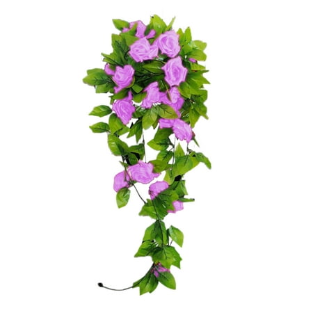 Maomm Artificial Rose Vines Bouquet Garden Wedding Simulation Rose 