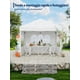 thumbnail image 3 of Gazebo Plegable 3x3m para Jardín y Mercado - 4 Paredes Laterales Impermeables con Protección Solar UPF 50+ - Altura Ajustable y Montaje Fácil, 3 of 7