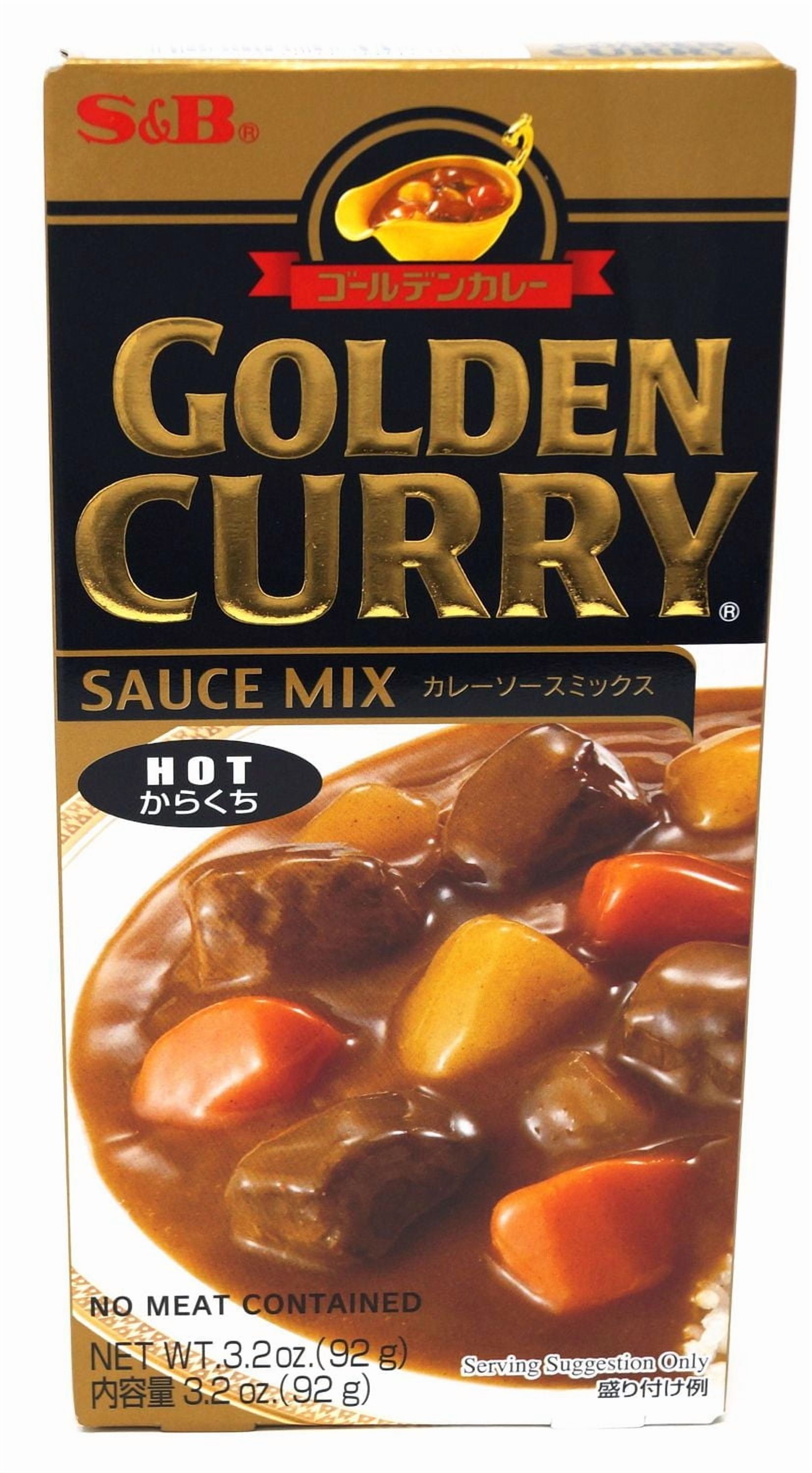 S&B Golden curry sauce mix medium hot, 92 g