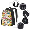 thumbnail image 4 of Balery Transports with Animals Backpack for Men and Women - Durable 600D Oxford Cloth -Large Capacity, Water-Resistant School, Travel, and Hiking Bag, 4 of 9