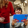 thumbnail image 4 of Dteck for Samsung Galaxy Tab A11 2025 8.7 inch SM-X133/X155) Tablet Case,Heavy Duty Hybrid Shockproof Rugged Protective Cover with Foldable Kickstand for Kids Children Boys Babies, Blue+Red, 4 of 8