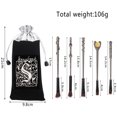 thumbnail image 4 of 2025 Venta caliente más nueva, varilla de metal periférica, brocha de maquillaje, varita de metal, serie Hermione Dumbledore, varita mágica, herramienta de maquillaje, 4 of 5