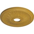thumbnail image 3 of Ekena Millwork 18"OD x 3 3/4"ID x 1 1/2"P Bailey Ceiling Medallion (Fits Canopies up to 5 3/4"), Hand-Painted Iridescent Gold, 3 of 6