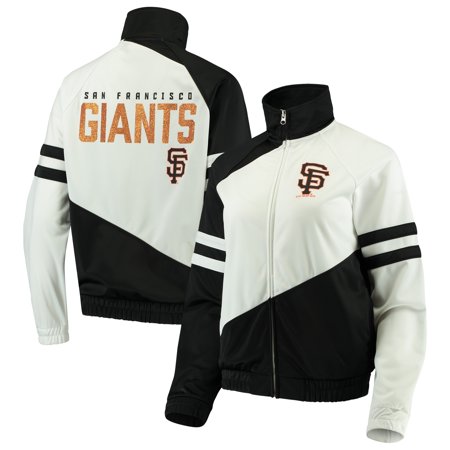 San Francisco Giants G-III 4Her by Carl Banks Women's Perfect Pitch Track Jacket - Black/White