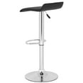 thumbnail image 5 of SAFAVIEH Kemonti Square Swivel Low Back Bar Stool, Black, 5 of 7
