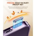 thumbnail image 5 of Magnetic iPhone 14 Pro Case, Full Camera Cover Protection [Compatible with Magsafe] [Non-Yellowing] Shockproof Electroplate with Screen Protector for Women Cover 6.1" - Purple, 5 of 13