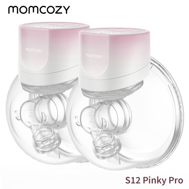 Momcozy S12 Pinky Pro Tire-Lait Mains Libres, Tire-Lait Électrique Portable 24mm
