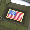 thumbnail image 5 of SPEED TRACK Tactical Christmas Stocking, with Flag Patch MOLLE Webbing, Zip Pocket, MOLLE Clips, Gift for Veterans Military Patriotic and Outdoorsy People, (Woodland Green), 5 of 7