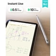 thumbnail image 3 of Lápiz óptico metapen A8 para Apple iPad 2018-2025, color gris, 3 of 9