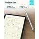 thumbnail image 3 of Lápiz óptico metapen A8 para Apple iPad 2018-2025, color gris, 3 of 9