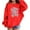 Red, variant on Hwmodou Toddler Girls Graphic Sweatshirts Kids Graphic Prints Sweatshirt Crewneck Long Sleeve Cute Drop Shoulder Pullover Tops Fashion Trendy Kids Street Sets,3-10Y