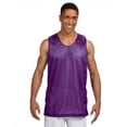 thumbnail image 2 of A4 Men's Reversible Mesh Tank - PURPLE/ WHITE - 3XL, 2 of 5