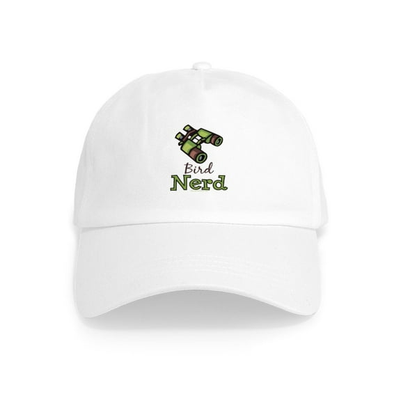 CafePress - Bird Nerd Birding Ornithology Cap - Adjustable 100% Brushed Unisex Casual Cotton Baseball Cap, Beige, 1