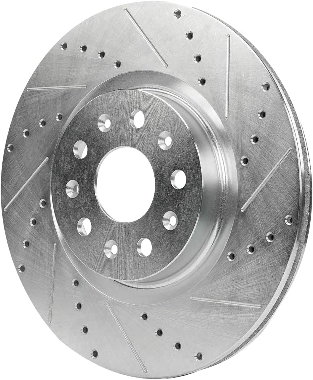 Detroit Axle - Front Brake Rotors for 2016-2024 Chevrolet Camaro, 2020-2025 Cadillac CT5, 2016-2019 CT6, 2014-2019 CTS, Drilled and Slotted Brake Rotors: 13.58" Front Rotor
