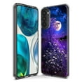thumbnail image 3 of MUNDAZE Motorola Moto G Play 2023 Shockproof Clear Hybrid Protective Phone Case Spring Moon Night Lavender Flowers Floral Cover, 3 of 5