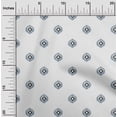 thumbnail image 1 of oneOone Cotton Poplin Fabric Circle Ikat Decor Fabric Printed BTY 56 Inch Wide, 1 of 4