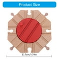 thumbnail image 5 of Train Track Expansion Packs Wood Railway Turntables Train Track Accessories, 5 of 10