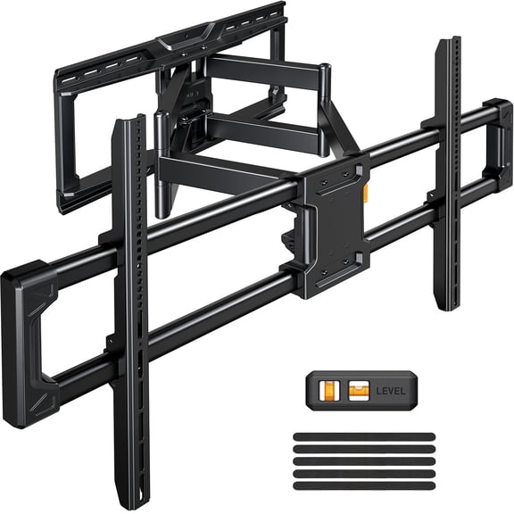 MountFTV Full Motion TV Wall Mount for 50"-120" TVs, with 6 arms up to 180lbs,Max 900x600mm,Heavy-duty TV Mount Bracket,Swivel and Tilt