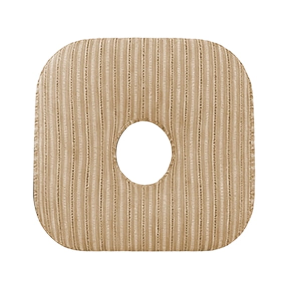 Hvmvliv 17.7X17.7X3.94in Comfortable Ergonomic Donut Cushion with Foam,Breathable Non-Slip Hip Pillow,U-Shaped Cutout for Pressure Relief,Suitable for Office,Car Seat,Wheelchair Beige
