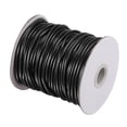 thumbnail image 1 of Unique Bargains Beading Thread Bracelet Weave Bead Craft Cord 3mm 39M/Roll (42-Yards) Decorative String, Black, 1 of 7