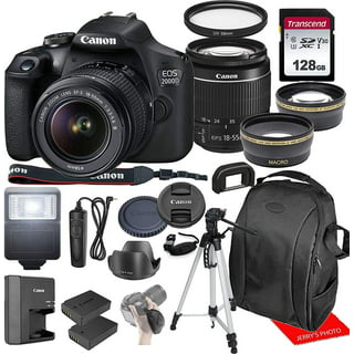 Canon EOS 90D DSLR Camera w/EF-S 18-135mm F/3.5-5.6 is USM  Lens + 128GB Memory + Case + Filters + Tripod + 3 Piece Filter Kit + More  (24pc Bundle) : Electronics